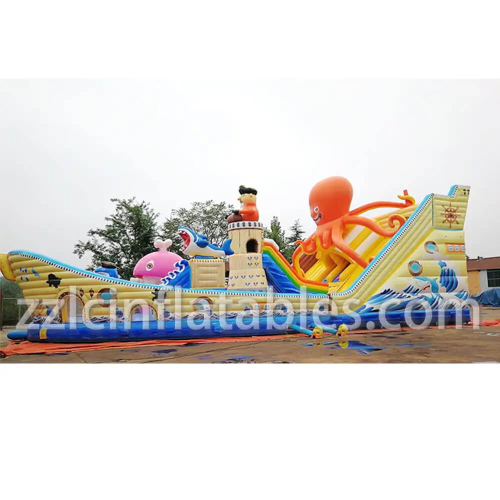 바운스 하우스 워터 슬라이드